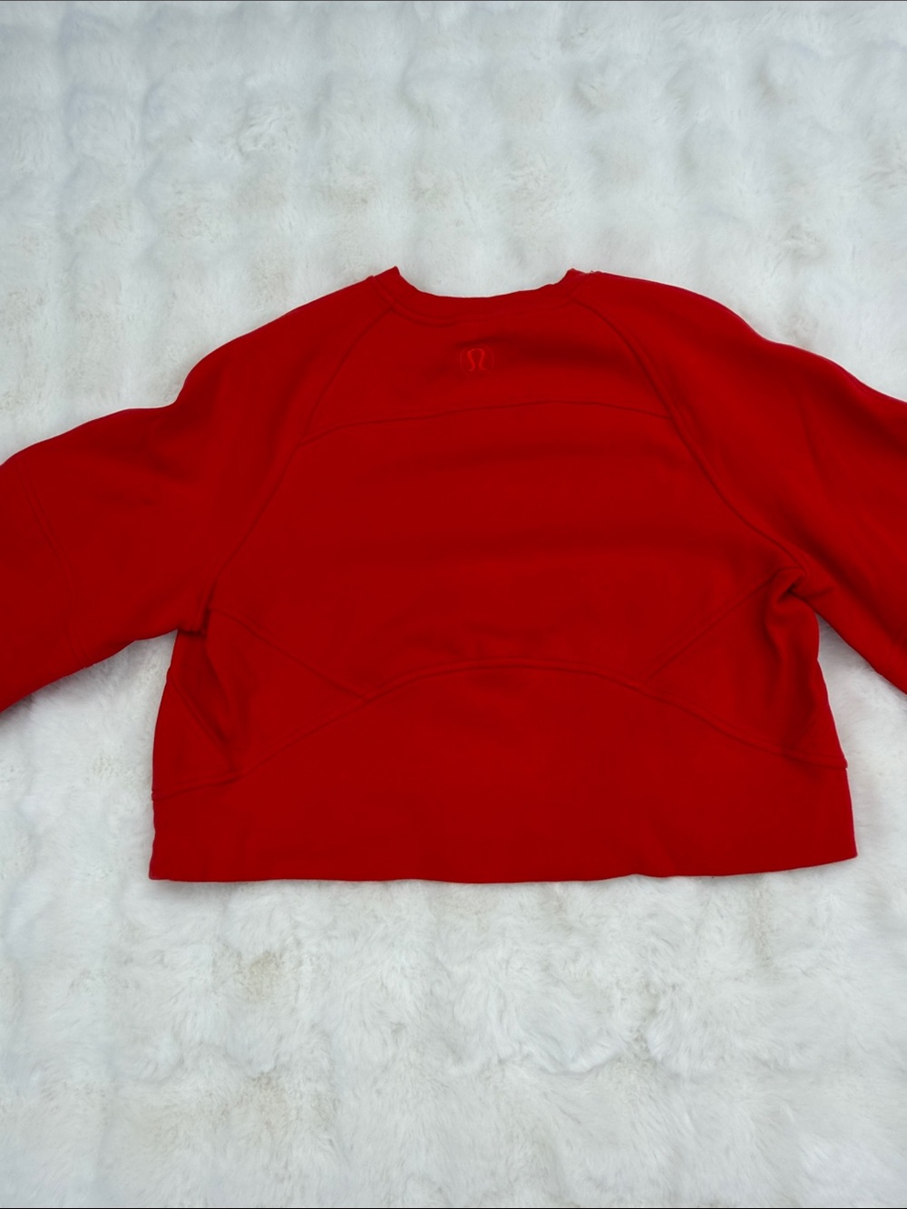 Lululemon scuba oversized Red Pullover Sweatshirt M/L - Picture 7 of 10